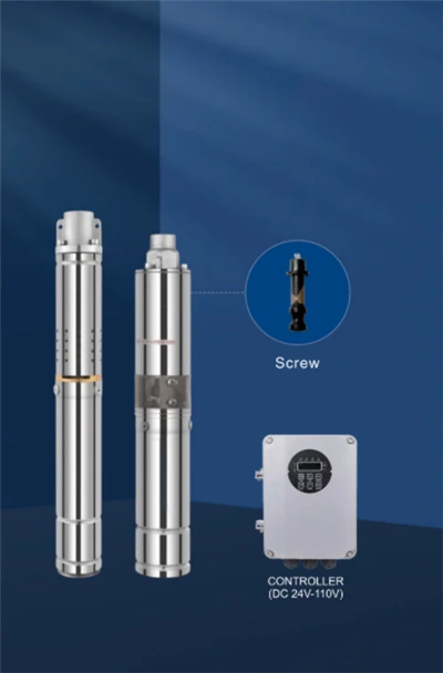 2ss/3ss DC соларна помпа за кладенец